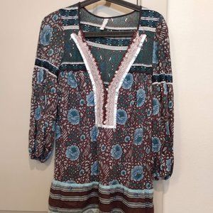 FP Boho Tunic Dress Size S